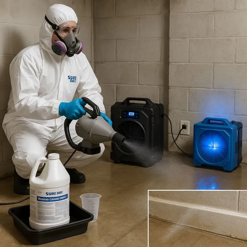 Sanitization and Odor Removal process in Danbury, CT