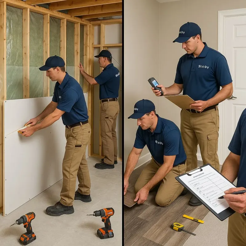 Repairs and Reconstruction process in Danbury, CT